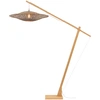 Image de GOOD&MOJO - Lampadaire Bali - Bambou/noir - 19x87x207cm pour salon, chambre à coucher