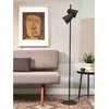 Image de it's about RoMi - Lampadaire Salamanca - Noir - 28x28x145cm - 2L pour salon, chambre à coucher
