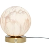 Image de it's about RoMi - Lampe de table Carrara - blanc/or - Ø16cm lampe de table - lampe de chevet, salon, chambre à coucher