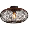 Image de GOOD&MOJO - Plafonnier Cango - Bambou Noir - Ø40cm