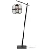 Image de GOOD&MOJO - Lampadaire Hokkaido - Bambou blanc/naturel - 63x36x176cm pour salon, chambre à coucher