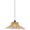 Image de GOOD&MOJO - Lampe à suspendre Ibiza - Bambou/noir - 50x50x15cm Lampe à suspendre - Lampe de table à manger - Lampe de salon - Lampe de chambre à coucher - Salon