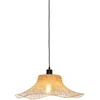Image de GOOD&MOJO - Lampe à suspendre Ibiza - Bambou - 50x50x15cm Lampe à suspendre - Lampe de table à manger - Lampe de salon - Lampe de chambre à coucher - Salon