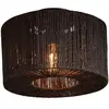 Image de GOOD&MOJO - Plafonnier Iguazu - jute noir - Ø30cm