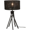Image de GOOD&MOJO - Lampe de table Iguazu - jute/bambou noir - Ø30x45cm lampe de table - lampe de chevet, salon, chambre à coucher