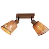 Image de GOOD&MOJO - Plafonnier Java - Bambou Naturel/Noir - 28x15x24cm