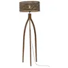 Image de GOOD&MOJO - Lampadaire Java - Bambou - 50x50x145cm pour salon, chambre à coucher