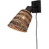 Image de GOOD&MOJO - Applique Java - Bambou noir/naturel - Ø15cm
