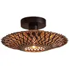 Image de GOOD&MOJO - Plafonnier Kalimantan - Bambou noir - Ø30cm