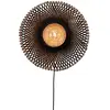 Image de GOOD&MOJO - Applique Kalimantan - Bambou/Noir - Ø60cm