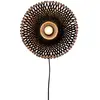 Image de GOOD&MOJO - Applique Kalimantan - Bambou/Noir - Ø30cm