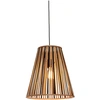 Image de GOOD&MOJO - Lampe à suspendre Merapi - Bambou/noir - 40x40x42cm Lampe à suspendre - Lampe de table à manger - Lampe de salon - Lampe de chambre à coucher - Salon