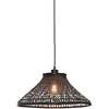Image de GOOD&MOJO - Lampe à suspendre Tahiti - Bambou Noir - Ø45cm Lampe à suspendre - Lampe de table à manger - Lampe de salon - Lampe de chambre à coucher - Salon