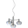 Image de it's about RoMi - Suspension Bologna - Gris - 43x43x34cm Lampe à suspendre - Lampe de table à manger - Lampe de salon - Lampe de chambre à coucher - Salon