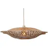 Image de GOOD&MOJO - Lampe à suspendre Madura - Naturelle - 225x87x22cm Lampe à suspendre - Lampe de table à manger - Lampe de salon - Lampe de chambre à coucher - Salon