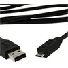 Image de Câble USB 2.0 A vers Micro USB-B GEMBIRD (3 m) Noir