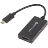 Image de Adaptateur Hdmi Femelle Port Usb B Micro Usb B Micro Prise Male 0.14m - Noir