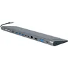 Image de Gembird A-CM-COMBO9-01 gembird USB Typ-C 9-in-1 Kombi Adapter spacegrau