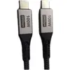 Image de GEMBIRD Gembird CCBP-USB3-CMCM100-1.5M USB cable USB 3.2 Gen 2 (3.1 Gen 2) USB C Black, Silver