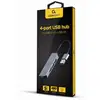 Image de Gembird UHB-U3P1U2P3-01 station d'accueil Avec fil USB 3.2 Gen 1 (3.1 Gen 1) Type-C Argent - Neuf