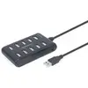 Image de Hub USB 2.0 Gembird - 10 ports (Noir) #DEFAULT