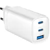 Image de GEMBIRD Gembird TA-UC-PDQC65-01-W mobile device charger Universal White AC Fast charging Indoor