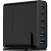 Image de Chargeur pour appareils mobiles Gembird TA-UC-2A4C-PD75-01-BK, universel, noir, charge rapide sur secteur, pour une utilisation intérieure.