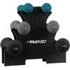 Image de Dumbell Set 13 kg polyuréthane noir 4 pièces