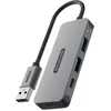 Image de Sitecom CN-5007 Concentrateur d'interface USB 3.2 Gen 1 (3.1 Gen 1) Type-A 5000 Mbit/s Noir, Gris