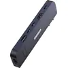 Image de Sitecom AC-2001 Hub multiport 6-en-2 pour MacBook Air (M1/M2/M3) bleu foncé