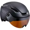 Image de Casque de cyclisme BBB Indra avec visière et lentille Smoke Mirror M, noir mat - plus sûr...