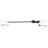 Image de Commande d'embrayage à câble 657 mm A.B.S. pour CITROËN ZX, entre autres