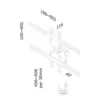 Image de Neomounts Fpma-d1200black Support De Table Pour Tv 81,3 Cm (32") - 152,4 Cm (60") Inclinable, Mobile A689281