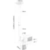 Image de Neomounts Fpma C060black Support Plafond Noir 40 Pouces