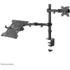 Image de NEOMOUNTS BY NEWSTAR Monitor/Screen and Notebook Desk Mount clamp/grommet 10-32p max 8kg Full motion black - Neuf