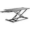 Image de Bureau Assis-debout - Newstar - Workstation - Couleur Noire - Ergonomique - Flexible