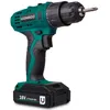 Image de Perceuse Sans Fil 16v   1 Batterie 1.5ah, 1 Chargeur Rapide, 2 Embouts De Visseuse Et Sac De Rangement Inclus   Cd504dc