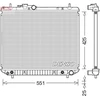 Image de DENSO DRM35005 Radiateur Refroidisseur d'eau Refroidisseur moteur pour DAIHATSU TERIOS (J1)