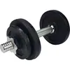 Image de Haltère Tunturi en fonte 10 kg - Set d'haltères avec fermeture à vis - Ensemble d'haltères - 1 barre d'haltères - 30mm - incl. application de fitness e