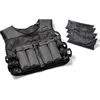 Image de Gilet lesté ajustable musculation 15kg noir
