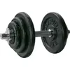 Image de Tunturi haltères en fonte 20 kg - Jeu d'haltères avec fermeture à vis - Jeu d'haltères - 1 haltère - 30mm - incl. application fitness e