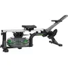 Image de Tunturi R50W Cardio Fit, rameur avec eau, Rowing Machine, rameur à eau, rameur pour la maison, pliable, résistance réglable, jusqu'à 150 kg, avec LCD computer