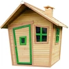 Image de Axi Alice Maison Enfant En Bois | Maison De Jeux Pour L'Extérieur / Jardin En Marron & Vert | Maisonnette / Cabane De Jeu Avec Des Fenêtres
