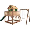Image de AXI Maison de jeu Liam (avec balançoire) Maison de jeu de jardin sur pilotis, brun ; A030.152.00