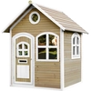 Image de Axi Julia Maison Enfant En Bois | Maison De Jeux Pour L'Extérieur / Jardin En Marron & Blanc | Maisonnette / Cabane De Jeu Avec Des Fenêtres
