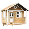 Image de Axi Milan Maison Enfant En Bois | Maison De Jeux Pour L'Extérieur / Jardin En Marron & Blanc | Maisonnette / Cabane De Jeu Avec Des Fenêtres