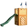 Image de Axi Arthur Maison Enfant Avec Toboggan Vert | Aire De Jeux Pour L'Extérieur | Maisonnette / Cabane De Jeu En Bois