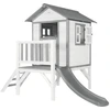Image de Axi Maison Enfant Beach Lodge Xl En Blanc Avec Toboggan En Gris | Maison De Jeux En Bois Ffc Pour Les Enfants | Maisonnette / Cabane De Jeu Pour Le