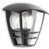 Image de Creek Applique Murale Extérieure Max. 1x60w E27 - 20x18x13 Cm - Ip44 - Noir - Philips