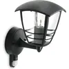Image de Philips myGarden Applique murale d'extérieur Creek, détecteur de mouvement, 60 W, noir, 153883016